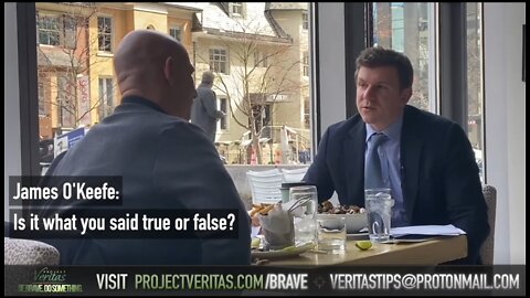 Project Veritas' James O’Keefe Confronts NY Times Reporter Who Said Left Was Overreacting To J6