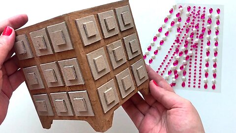 # DIY Beautiful cardboard box | Сardboard idea | Paper craft