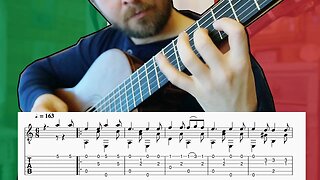 Tarantella Napoletana Solo Guitar with free TABS