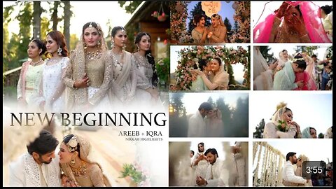 A NEW BEGINNING | Iqra & Areeb Nikkah Highlights | Fashion Film By Sistrology