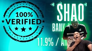 SHAO BANK - 100% Verified - Hong Kong Bank - 11.5% Annual + Withdraw!