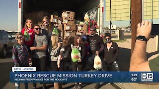 Phoenix Rescue Mission turkey drive