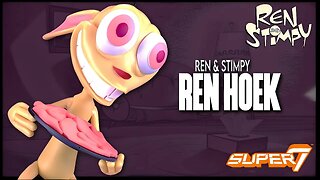 Super7 Ren and Stimpy Ultimates Ren Hoek Figure @TheReviewSpot