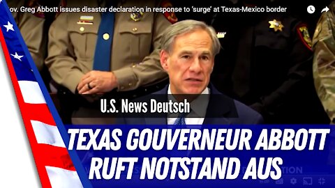Texas Gouverneur ruft Notstand aus.