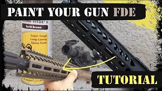 DIY - How to Color Match Magpul FDE Cerakote with Brownell's Alumahyde II