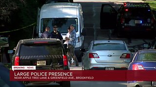 Large police presence in Brookfield
