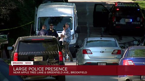 Large police presence in Brookfield