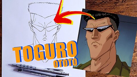 HOW TO DRAW TOGURO OTOTO - YU YU HAKUSHO