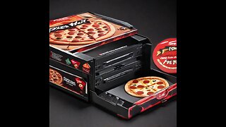 AI Pizza Hut video game console! With official PH pizza oven