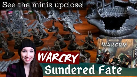 Warcry Minis Assembled! Sundered Fate with NEW Seraphon & Slaves to Darkness