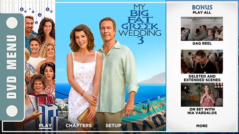 My Big Fat Greek Wedding 3 - DVD Menu