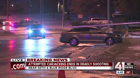 Man dead after attempted carjacking on Blue Ridge Boulevard