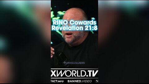 Alex Jones: God Doesn't Want You To Be a RINO Coward Like Ben Shapiro, Jordan Peterson or Glenn Beck, Revelation 21:8 - 11/12/23