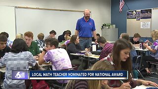 Local math teacher earns award for excellence in math & science teaching