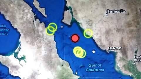 6.2 Earthquake Gulf Of California. As Expected. 11/4/2022
