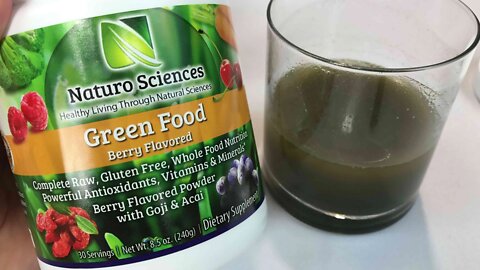 Naturo Sciences Complete Raw Whole Natural Greens Berry Flavor Drink Mix review