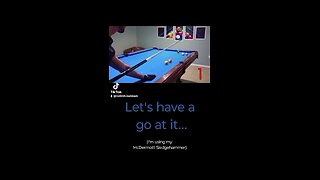 Cuz why not try it? #pool #billiards #8ball #8ballpool🎱 #trickshots