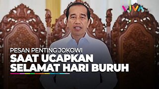 Sambut Hari Buruh, Jokowi Blak-blakan Upaya Pemerintah Capai Kesejahteraan
