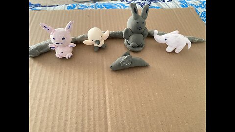 For kids clay animals