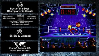 Console Fighting Games of 1993 - Best of the Best Championship Karate