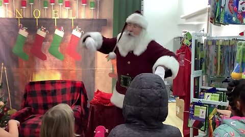 Santa tells stories at Gift of Wings in Greendale