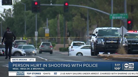 Man dead after shooting involving police near Mesa Drive and Brown Road