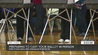 Preparing to cast your ballot in person