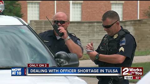Ride with Tulsa Police officers helping with patrol duty