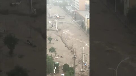 Flood in Mentougou, Fangshan District, Beijing Today