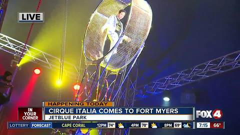 The Water Circus comes to Fort Myers -- 7am live report