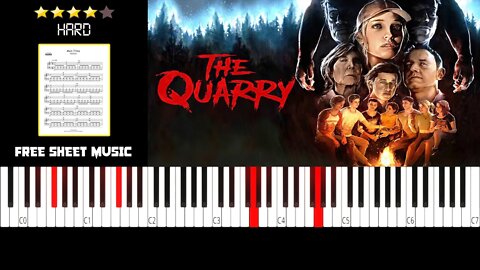 The Quarry - Main Titles (Main Menu Theme) - (HARD) Piano Tutorial