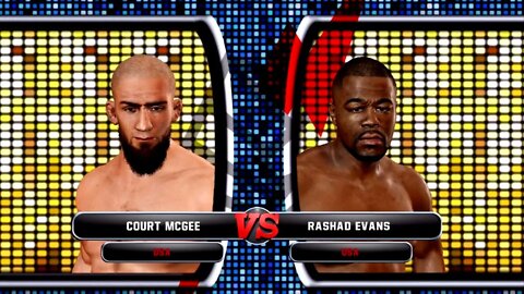 UFC Undisputed 3 Gameplay Rashad Evans vs Court McGee (Pride)