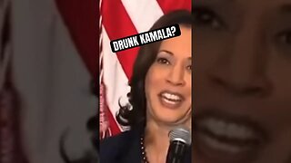 Was Kamala Harris DRUNK at this conference last week? 🍷