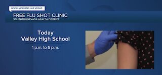 Free flu shot clinic today at Valley High School