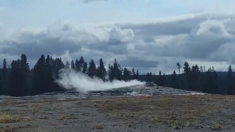 Old Faithful in Yellowstone