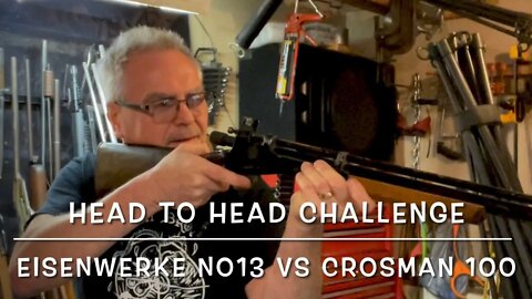 Head to head challenge very rare and very old Crosman 100 vs Eisenwerke gem No13 75 vs 125 years old