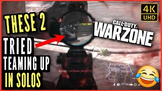 2 Players In Warzone Solos Tried Teaming Up - MW3 (4K)