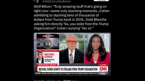 CNN Cohen Democrats star witness admits to stealing from Trump organization Cohen has no credibility