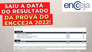 SAIU A DATA DO RESULTADO DO ENCCEJA 2022!