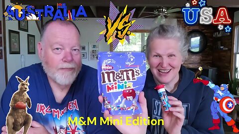 USA VS Australia M&M Mini Edition What One Will Come Out The Winner?