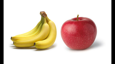 Apples and bananas didn't always look like how we see them today