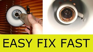 How to remove broken light bulb separated from base