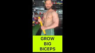 HOW TO GROW BIG BICEPS #shorts