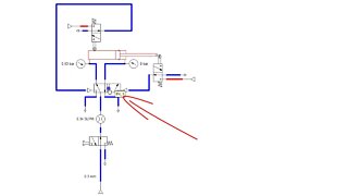 Pilot-Operated Valve Controlling an Air Cylinder