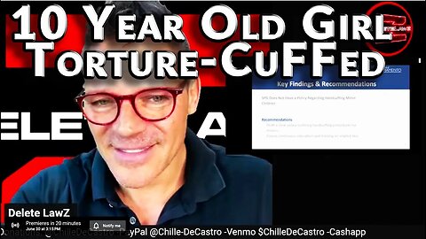 #Demonetized by @YouTube #Banned #Unworthy Content, 10 Yr Old Girl Cuffed; you CANT Watch this.