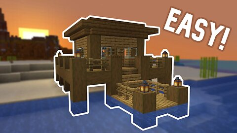 Minecraft House Tutorial #5: Small Starter Beach House