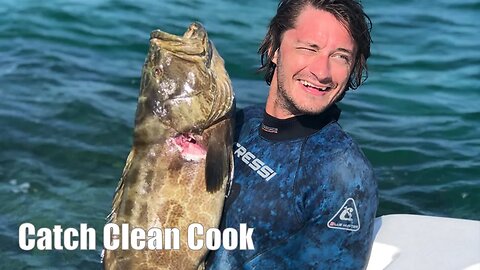 Spearfishing Black Grouper in Key Largo Florida {Catch Clean Cook}