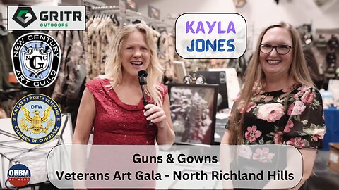 Kayla's Unique Eye - Guns & Gowns Veteran Art Gala #DFW 2023
