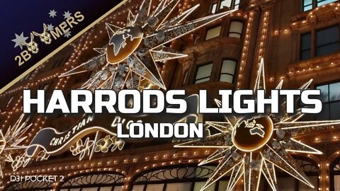 HARRODS LIGHTS & WINDOW DISPLAYS LONDON #harrods #djipocket2