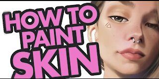 How to Paint skin Tutorial